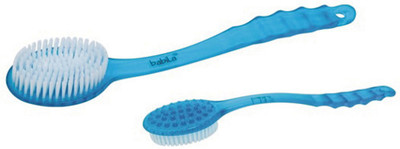 

Babila ULTRA SOFT BRISTLE BATH BRUSH WITH MASSAGER SET OF 2