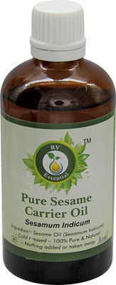

R V Essential Pure Sesame Carrier Oil 100ml- Sesamum Indicum(100 ml)