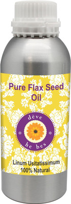 

DèVe Herbes Pure Flax Seed Oil 630ml - Linum Usitatissimum 100% Natural Cold Pressed(630 ml)