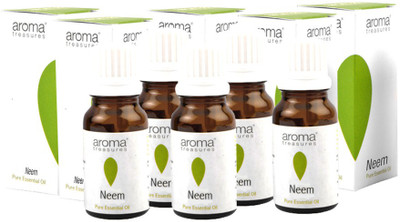 

Aroma Treasures Neem Essential Oil 10ml (Pack Of 5)(50 ml)
