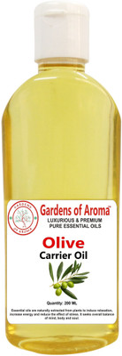 

Gardens Of Aroma Pure Organic Natural Cold Pressed Olive Carrier Oil(225 ml)