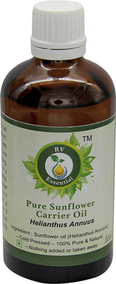

R V Essential Pure Sunflower Carrier Oil 100ml- Helianthus Annuus(100 ml)