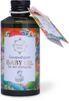 

Nature's Veda Dasapushpam Baby Oil(150 ml)