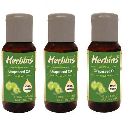 

Herbins Grapeseed Oil Combo - 3(150 ml)