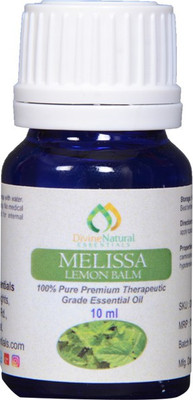 

Divine Natural Essentials Melissa Essential Oil, 100% Pure, Undiluted, Aromatherapy, Skincare, Relaxation and Pain Relief, Therapeutic Grade.(10 ml)