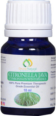 

Divine Natural Essentials Citronella java Essential Oil, 100% Pure, Undiluted, Aromatherapy, Skincare, Therapeutic Grade.(10 ml)