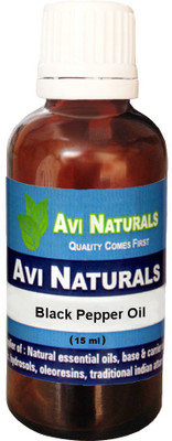 

Avi Naturals Black Pepper Oil, 100% Pure, Natural & Undiluted(15 ml)