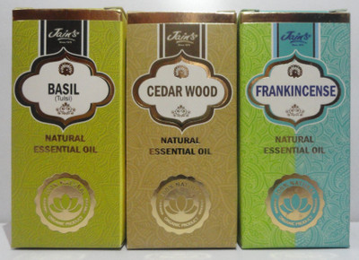 

Jain's Basil, Cedar Wood, Frank Incense(10 ml)