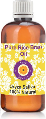 

DèVe Herbes Rice Bran Oil 100ml (Oryza Sativa) 100% Natural Cold Pressed(100 ml)