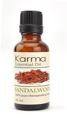 

Karmakara 100% pure Therapeutic Grade undiluted essential oils in 30 ml Bottles-sandalwood oil(30 ml)