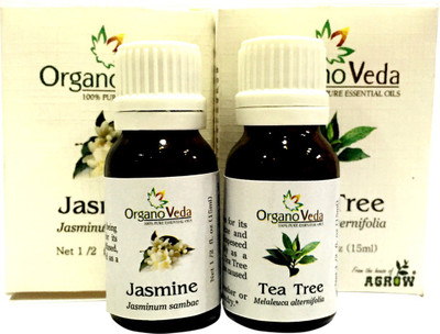

Organo Veda Combo of Natural Jasmine & Tea Tree(30 ml)
