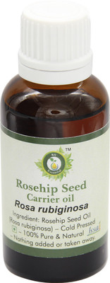 

R V Essential Pure Rosehip Seed Carrier Oil 30ml- Rosa Rubiginosa(30 ml)