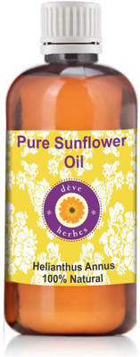 

DèVe Herbes Pure Sunflower Oil 100ml (Helianthus Annuus)(100 ml)