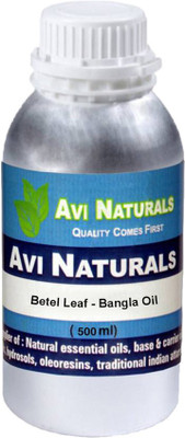 

Avi Naturals Betel Leaf - Bangla Oil, 100% Pure, Natural & Undiluted(500 ml)