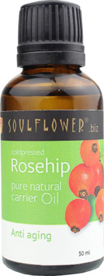 

Soulflower Rosehip Carrier Oil - Coldpressed(30 ml)