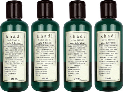 

Khadi Herbal Amla & Brahmi Oil(840 ml)