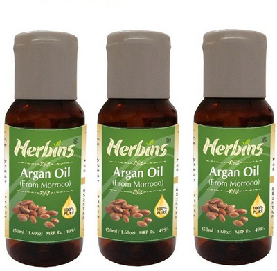 

Herbins Argan Oil Combo - 3(150 ml)