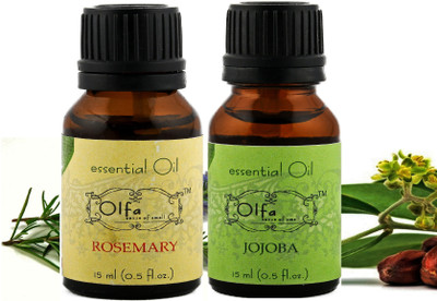 

Olfa Rosemary Essential Oil & Jojoba Essential Oil Combo(Pack Of 2) 15ml+15ml(30 ml)