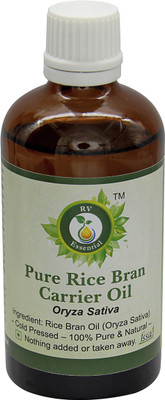 

R V Essential Pure Rice Bran Carrier Oil 100ml- Oryza Sativa(100 ml)