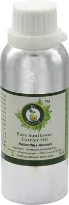 

R V Essential Pure Sunflower Carrier Oil 630ml- Helianthus Annuus(630 ml)