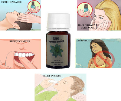 

Khadi Pure PAPERMINT - Pure & Natural Essential Oil(15 ml)