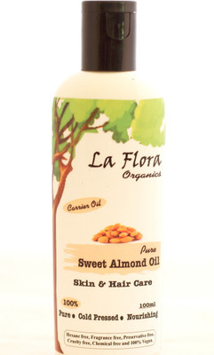 

La Flora Organics Pure Sweet Almond Oil-Skin & Hair care(100 ml)