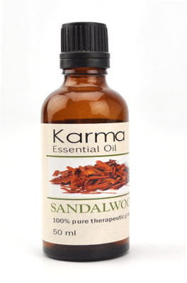

Karmakara 100% pure Therapeutic Grade undiluted essential oils in 50 ml Bottles-sandalwood oil(50 ml)