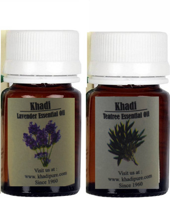 

Khadi Pure HERBAL NATURAL LAVENDER & TEA TREE ESSENTIAL OIL FOR SKIN(15 ml)