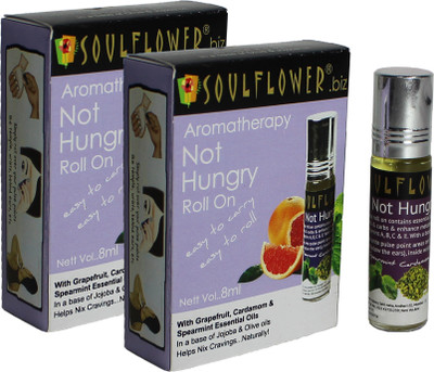 

Soulflower Aromatherapy Not Hungry Roll On - Pack of 2(8 ml)