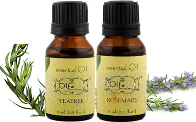 

Olfa Tea Tree & Rosemary Essential Oil combo pack (15ml+15ml)(30 ml)