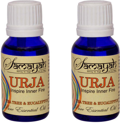 

Samayah Hand Made Aroma Oils Urja (Tea Tree & Euclyptus) Set of 2(15 ml)