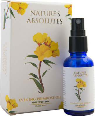 

Nature's Absolutes Evening Primrose Organic Oil - 30 ml - 100% Pure Cold-Pressed - Premium Quality - Best Moisturizer - Rich in Omega-3 - Nourish Skin/Hair(30 ml)