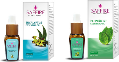 

Saffire Pepermint and Eucalyptus Essential Oil ( Pack of 2 )(20 ml)