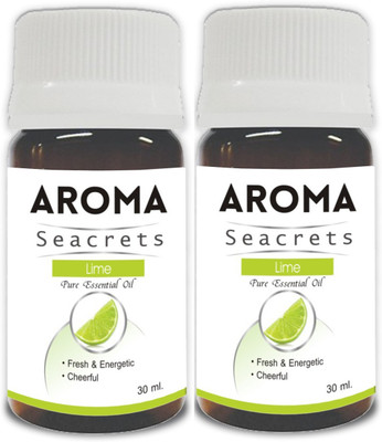 

Aroma Seacrets Lime Pure Essential Oil (30ml) - Pack of 2(60 ml)