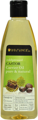 

Soulflower Coldpressed Castor Carrier Hair Oil(225 ml)