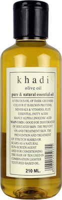 

Khadi Natural Olive Oil - Pure & Natural Essential Oil(210 ml)