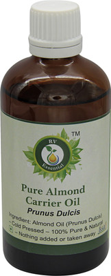 

R V Essential Pure Almond Carrier Oil 100ml- Prunus Dulcis(100 ml)