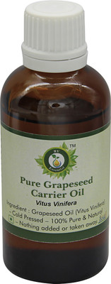 

R V Essential Pure Grapeseed Carrier Oil 50ml- Vitus Vinifera(50 ml)