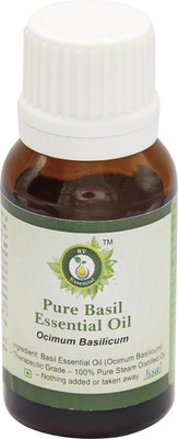 

R V Essential Pure Basil Essential Oil - Ocimum Basilicum(10 ml)