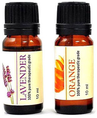 

Karmakara Set of 2, 100% Pure Therapeutic Essential Oils lavender,orange,Aroma oils 10ml(20 ml)