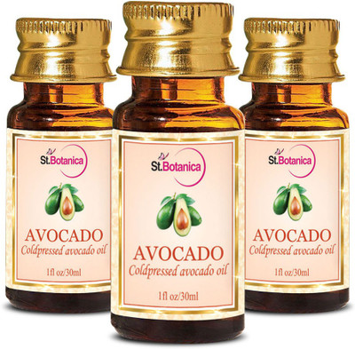 

St.Botanica Avocado Pure Aroma Cold Pressed Carrier Oil, 30ml - 3 Bottles(90 ml)