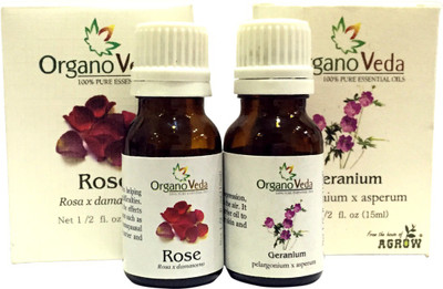 

Organo Veda Combo of Natural Rose & Geranium(30 ml)