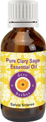 

DèVe Herbes Pure Clary Sage Essential Oil (10ml)- Salvia Sclarea(10 ml)
