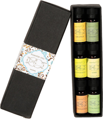 

Olfa 6 x 10 ML Bottle Premium GIFT SET Orange,Jojoba, Peppermint,Lime, Cinnamon,Citronella(60 ml)