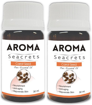 

Aroma Seacrets Carrot Seed Pure Essential Oil (30ml) - Pack of 2(60 ml)