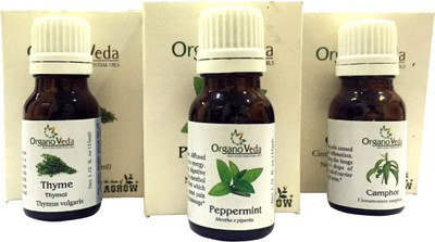 

Organo Veda Thyme+ Peppermint+ Camphor(45 ml)