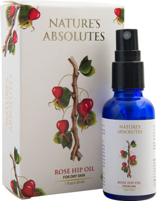 

Nature's Absolutes Pure Rosehip Seed Oil , Natural & Coldpressed - 30 ml - Moisturizer for Skin, Hair, Stretch Marks, Scars, Discoloration, Wrinkles & Fine Lines(30 ml)