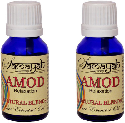 

Samayah Hand Made Aroma Oils Amod (Fushion) Set of 2(15 ml)