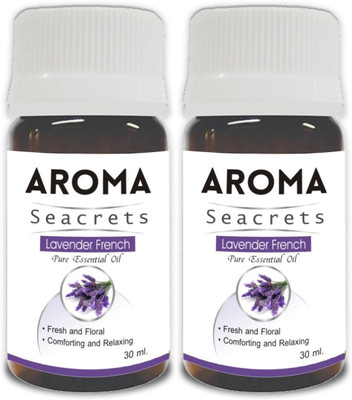 

Aroma Seacrets Lavender French Pure Essential Oil - Pack of 2(60 ml)