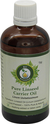 

R V Essential Pure Linseed Carrier Oil 100ml- Linum Usitatissimum(100 ml)